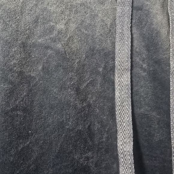 LOFT Ultra Soft Gittery Blue Velour Track Pants & Joggers Large Top/Med Pant - Picture 4 of 7